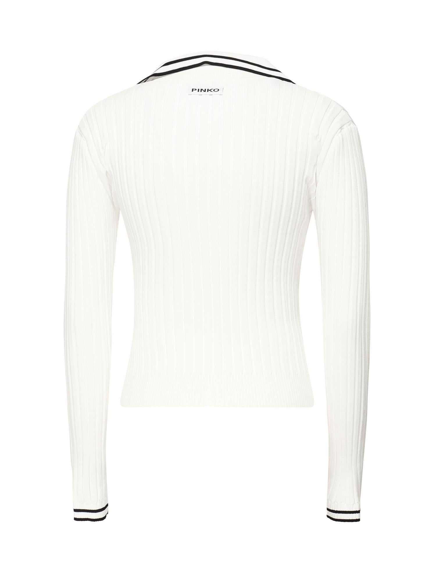 Maglia stile polo con logo<BR/> 105418 A2PSZ10 PINKO 