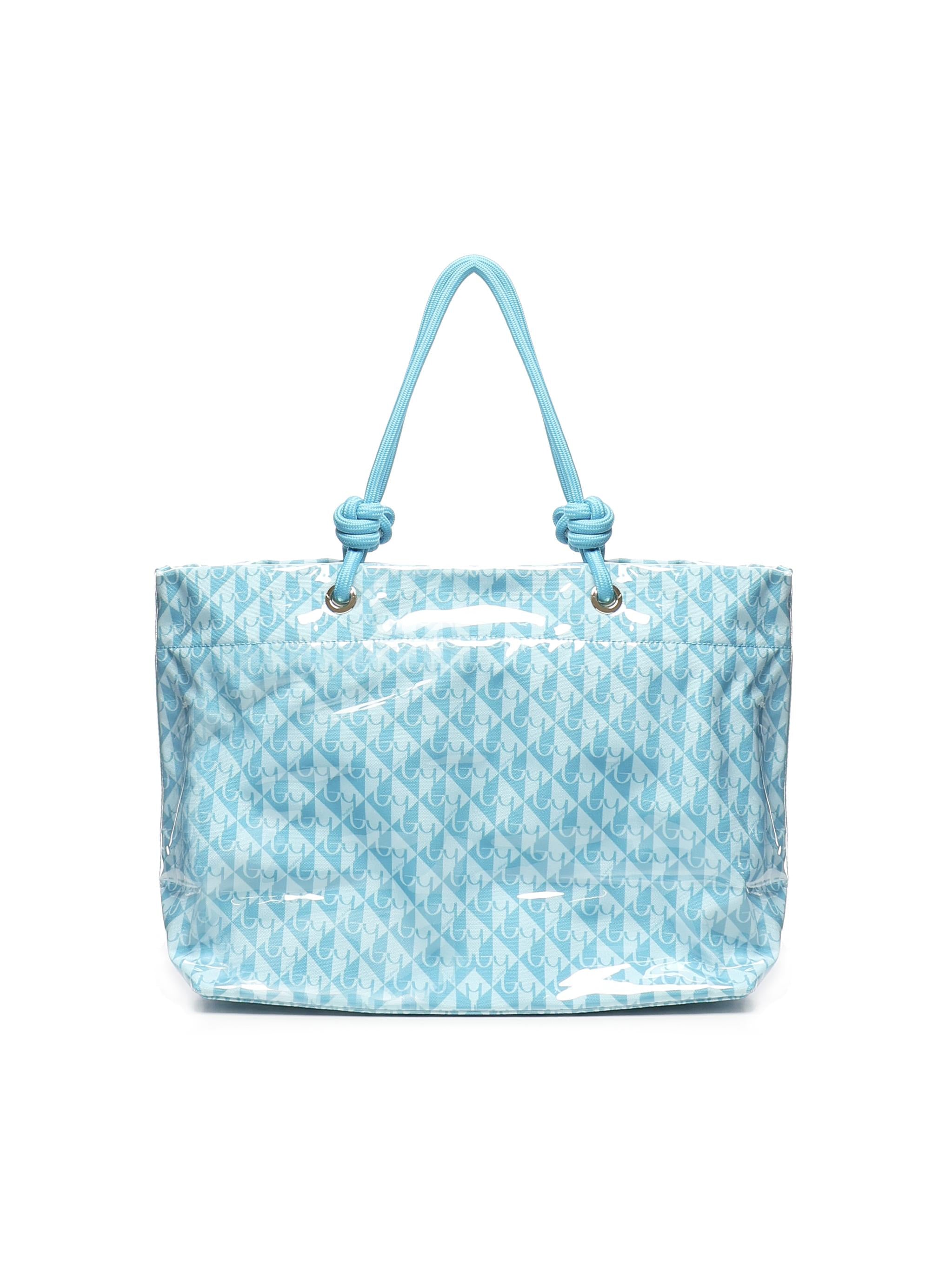 Shopper Aruba in PVC BYBS38A01A TURQUOISE BY BYBLOS 
