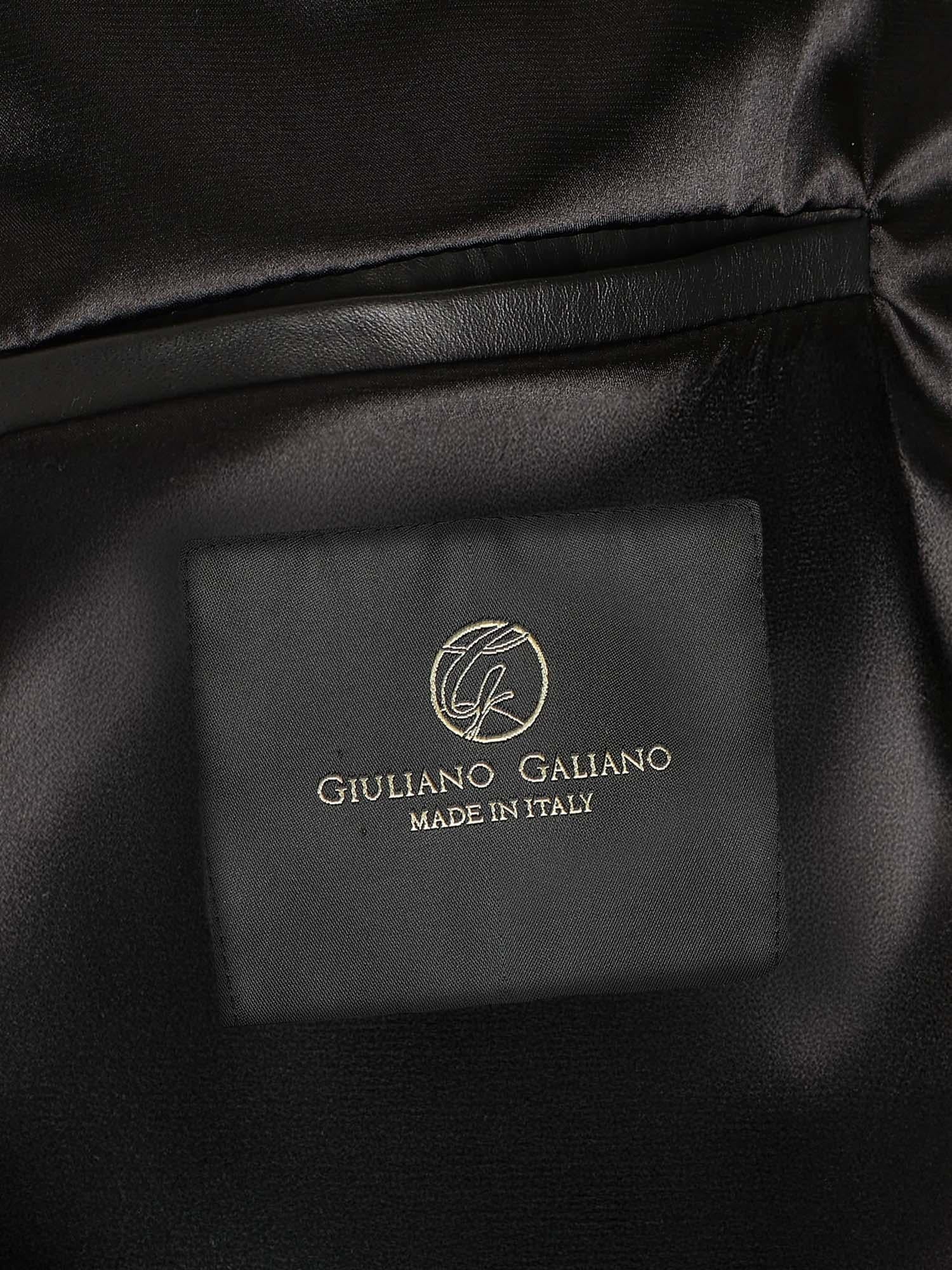 Bomber Varsity in nappa e tessuto VARSITY NAPPANERO GIULIANO GALIANO 