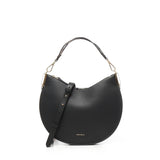 HANDBAG DOUBLE GRAINY LEATHER / NOIR/COGNAC E1QKF130201 613 COCCINELLE 