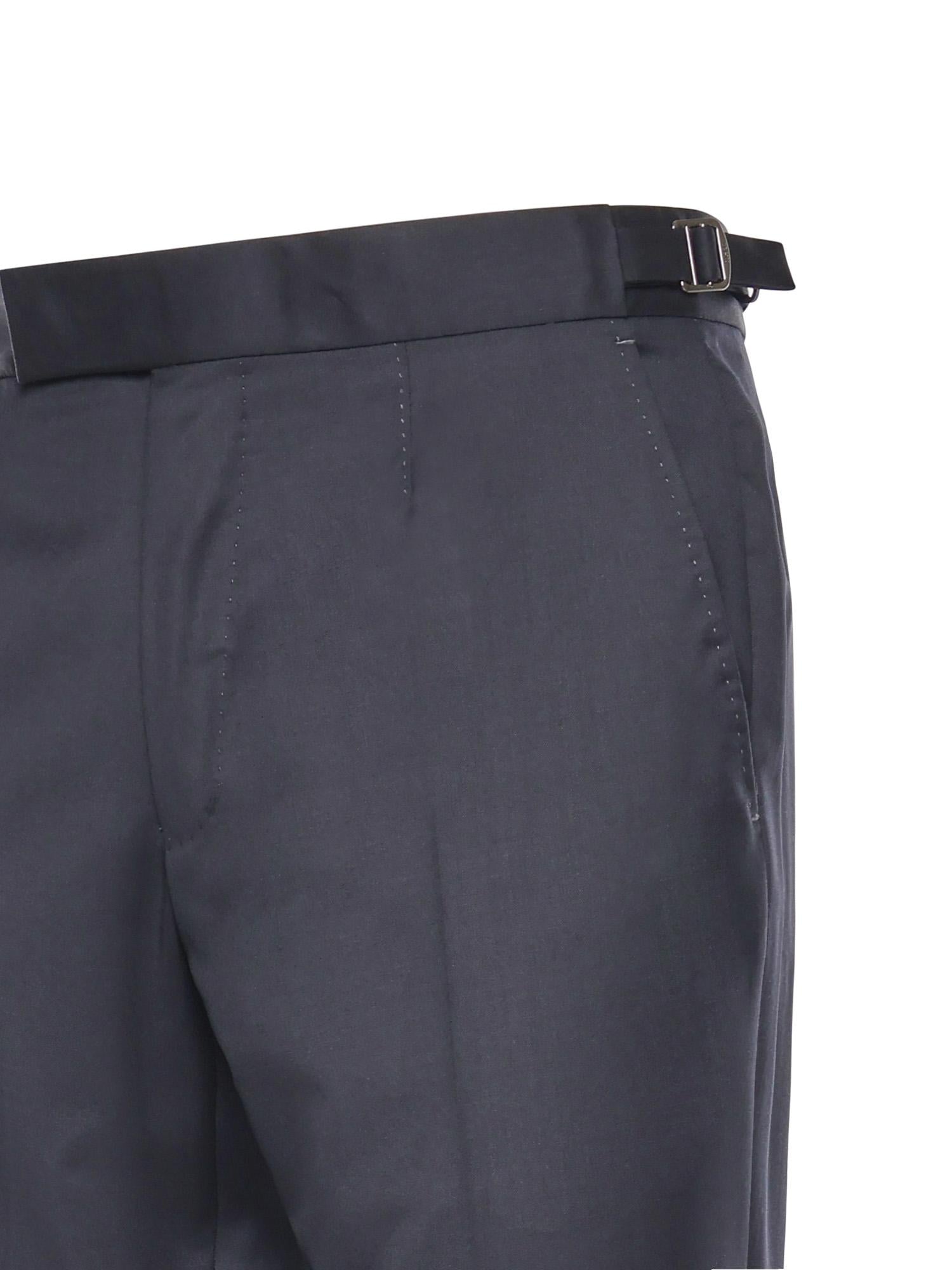 Pantaloni in lana 340F02A3 75A812412 ZEGNA 