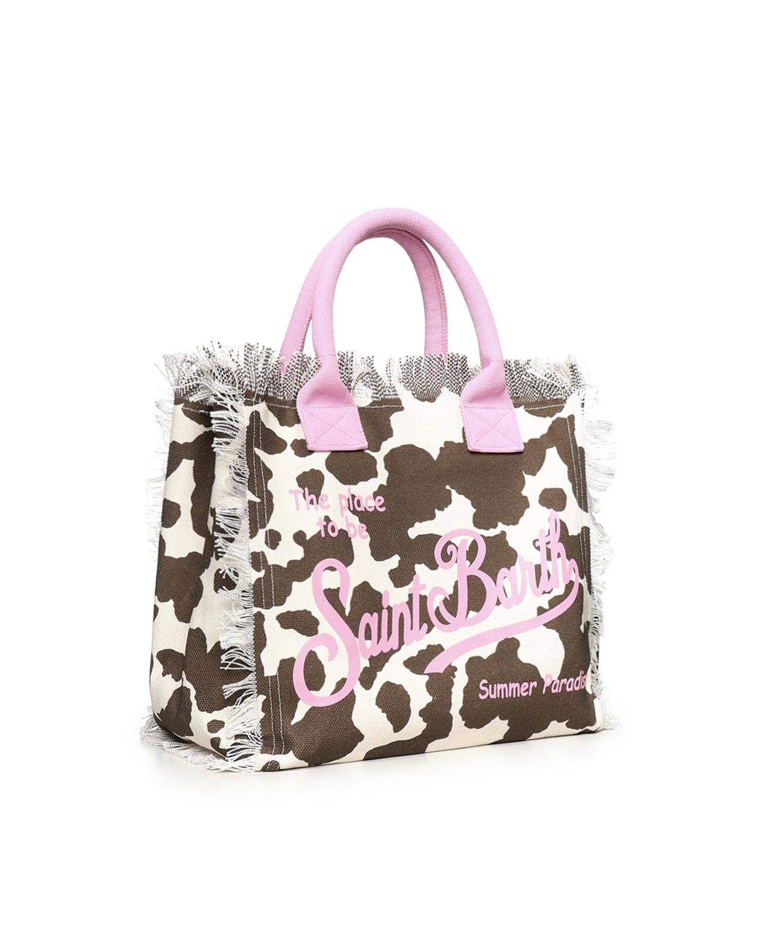 Borsa Vanity in canvas con stampa VANI001 00327L MC2 SAINT BARTH 