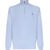 Maglia in piqué di cotone con zip 710932304  POLO RALPH LAUREN 