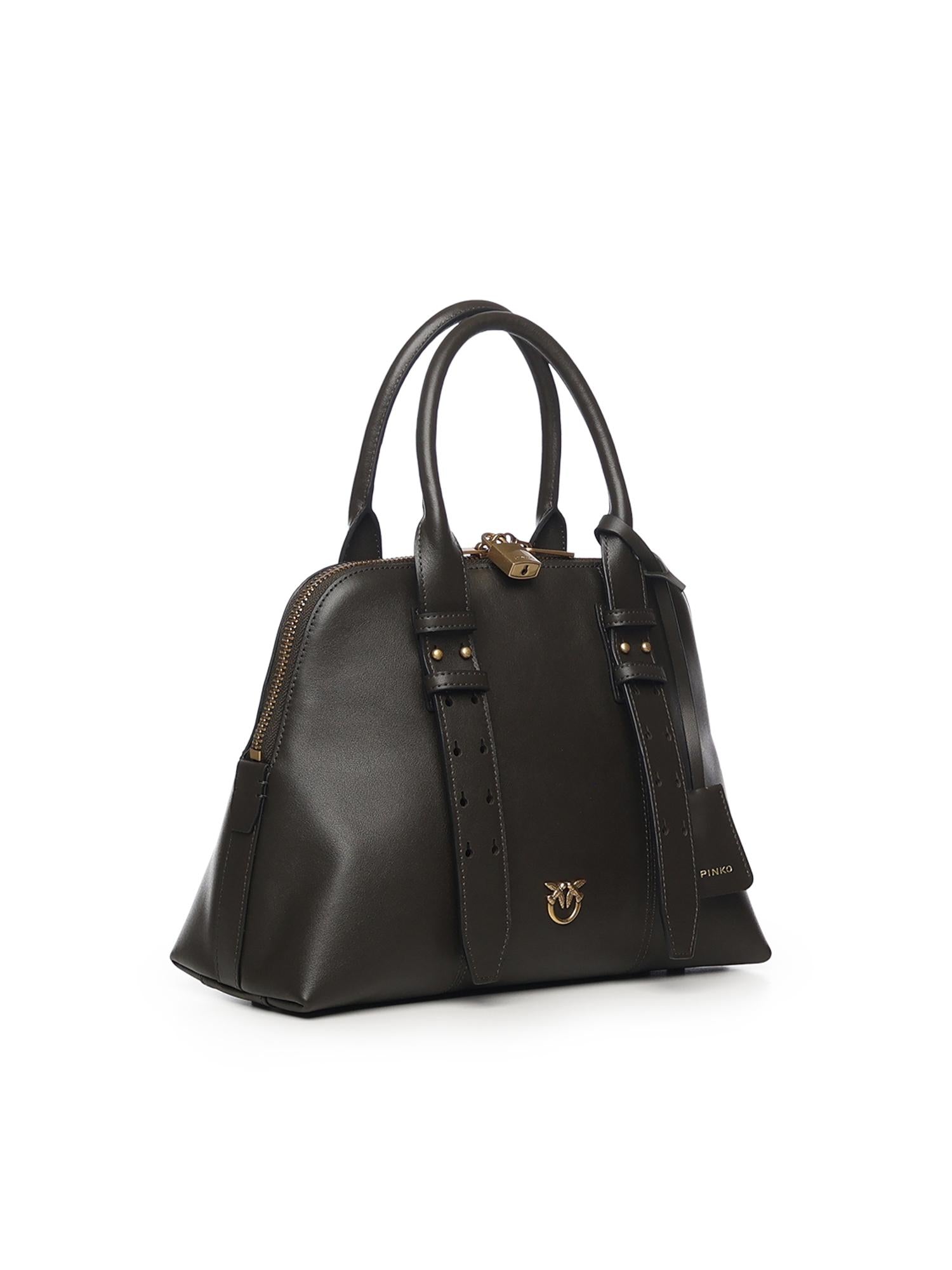 Borsa a mano media 'Escape Bag' in pelle<BR/> 105906 A0QOK35Q PINKO 