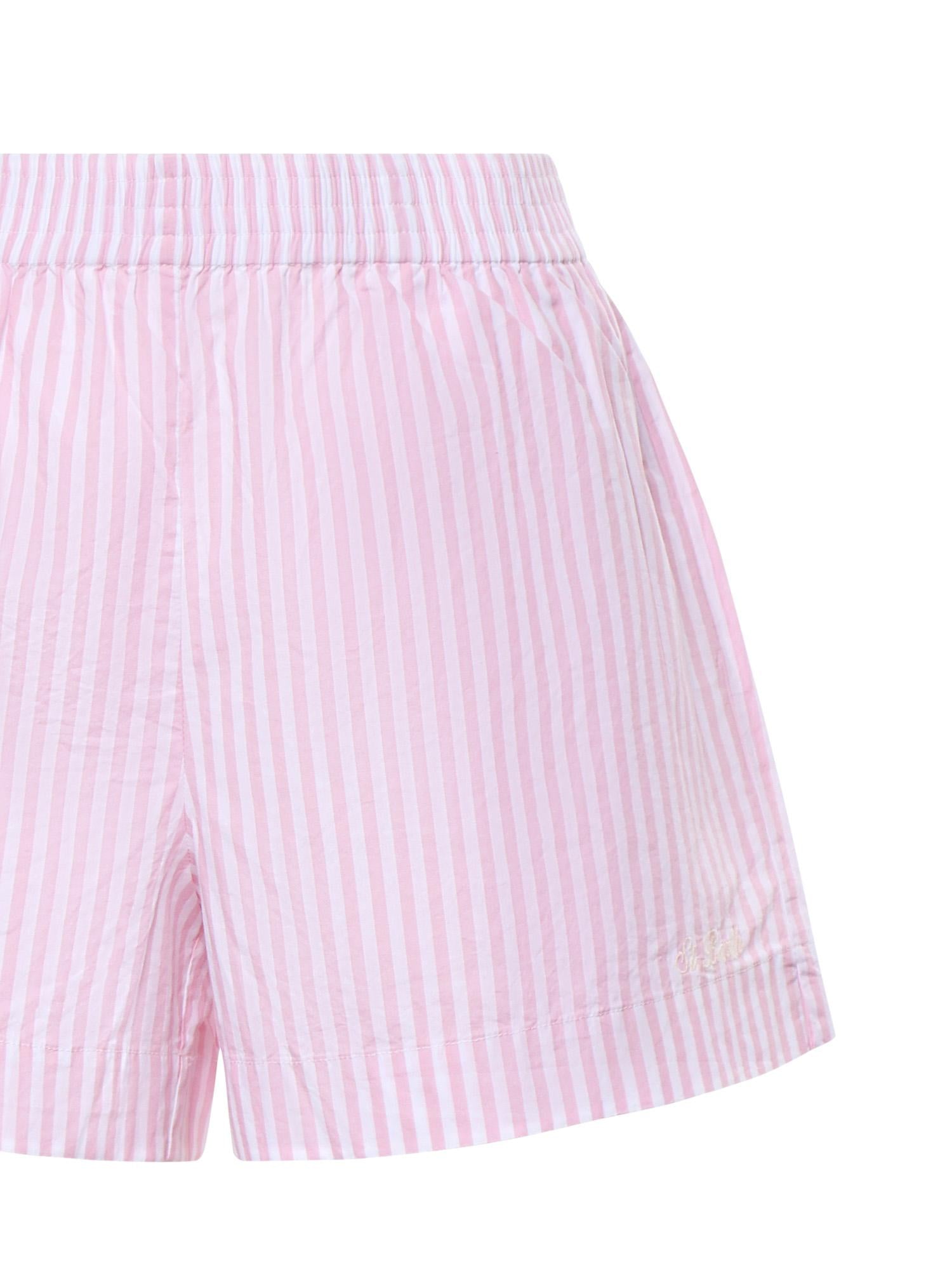 Shorts in cotone a righe MEA002 01365L MC2 SAINT BARTH 