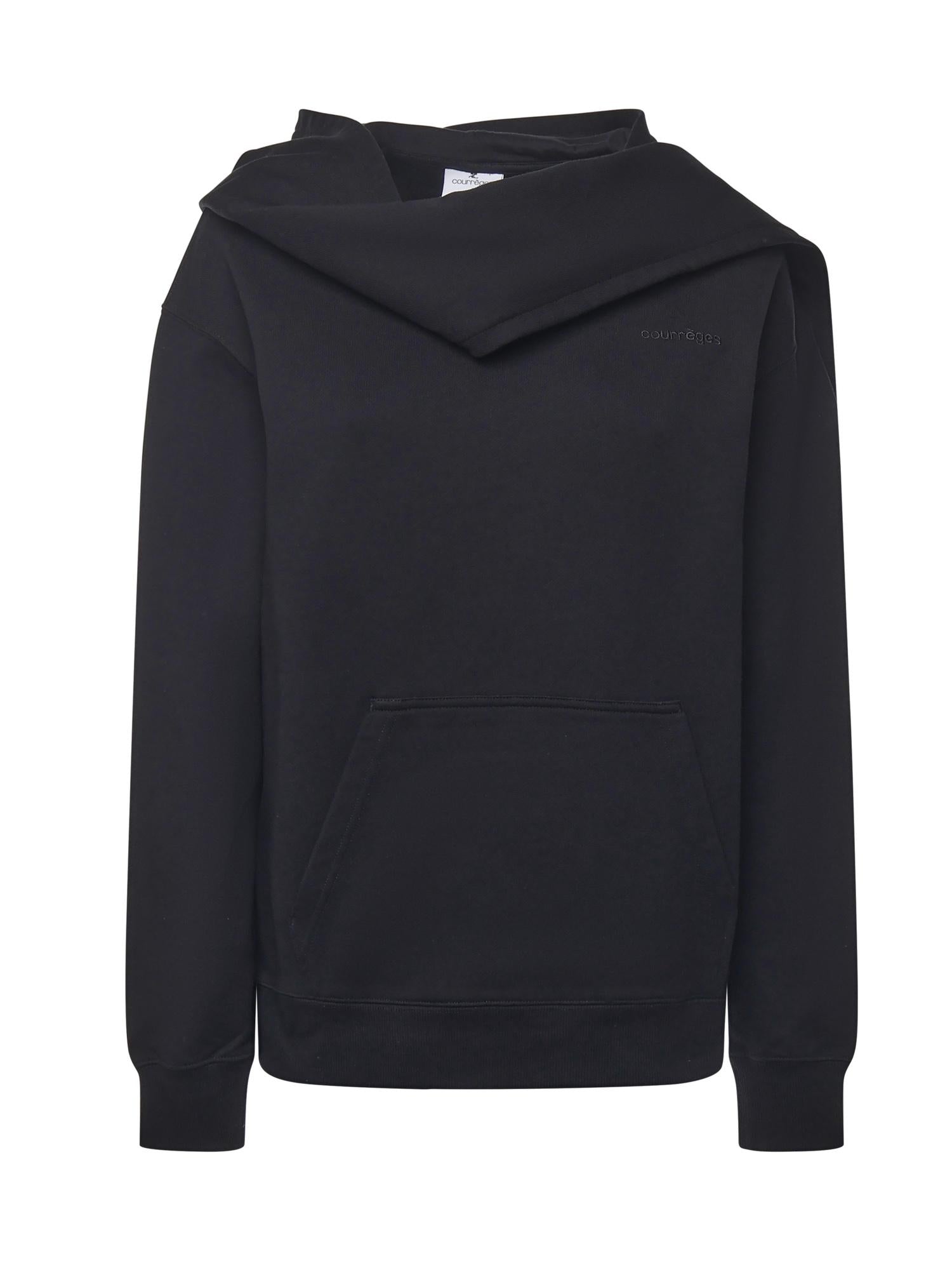 Felpa con cappuccio e sciarpa 325JH0047JS0234 9999 COURREGES 