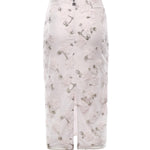 Gonna longuette con paillettes 115362 3077 ROTATE 