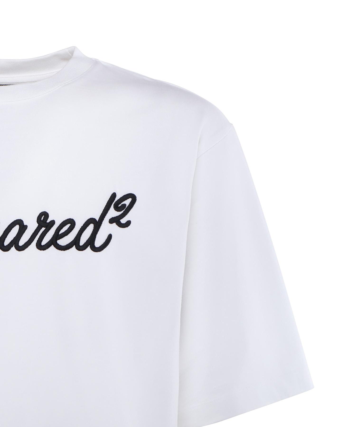 T-shirt in jersey con logo S74GD1524 D20106100 DSQUARED2 