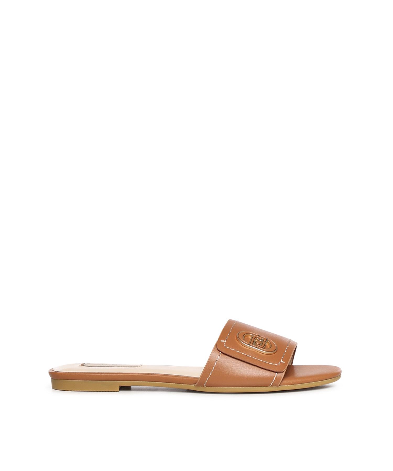 Sandali flat in pelle SA6127P0102 S3804 LIU JO 