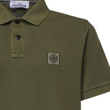 Polo in piqué di cotone con logo L1S1522002SC S0067V005G STONE ISLAND 