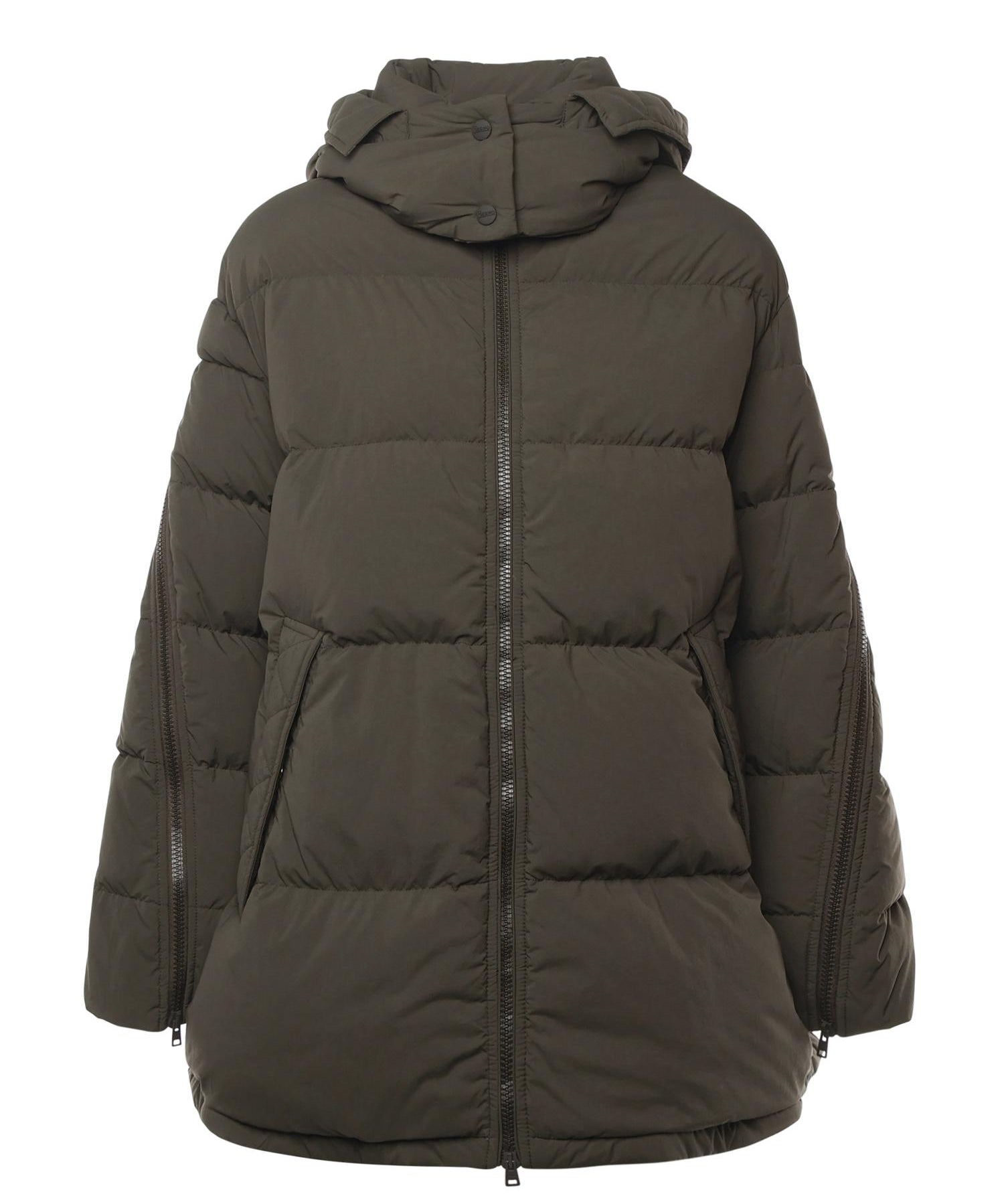 Piumino con cappuccio in nylon PI002097D 126267740 HERNO 