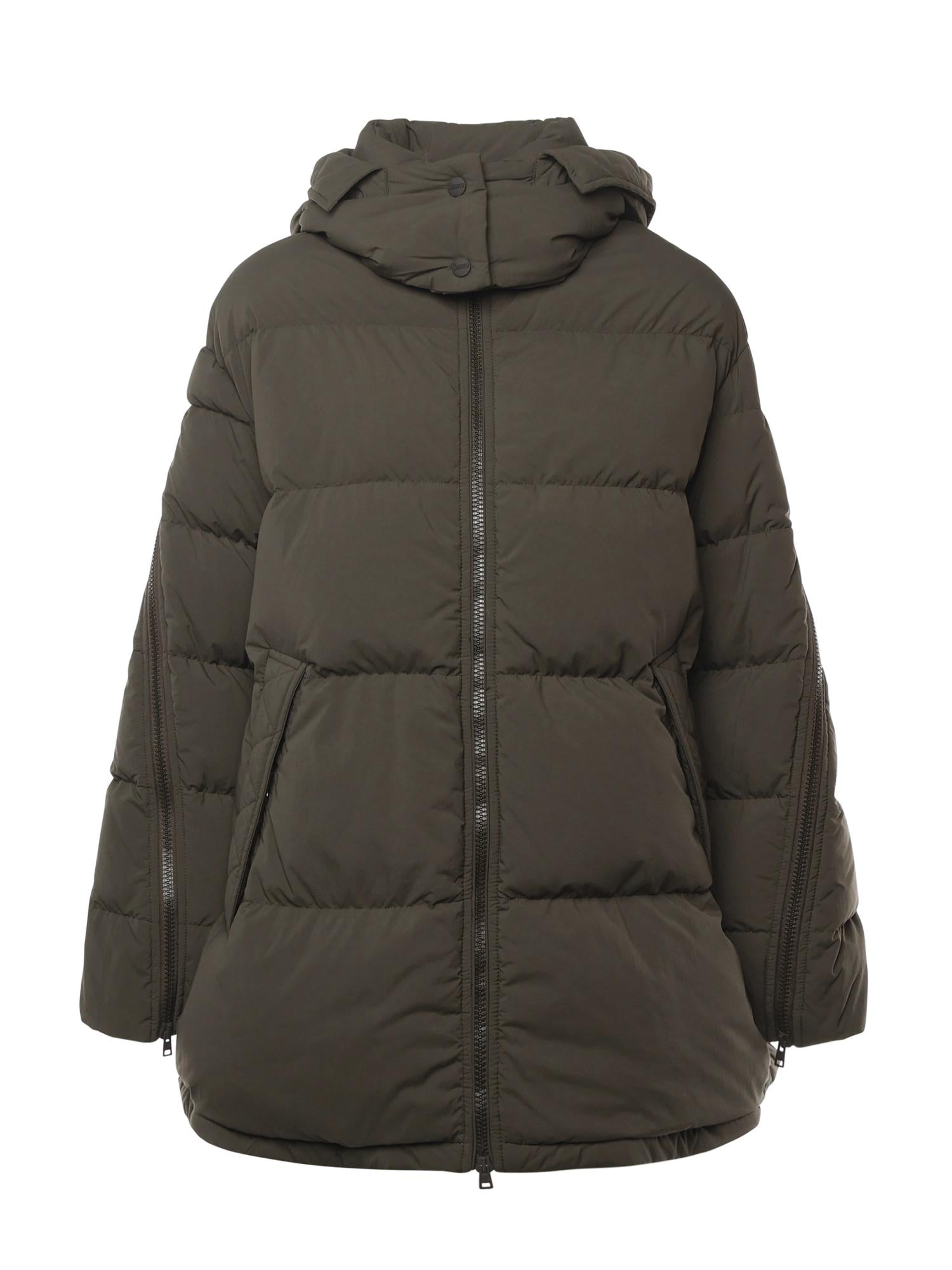 Piumino con cappuccio in nylon PI002097D 126267740 HERNO 