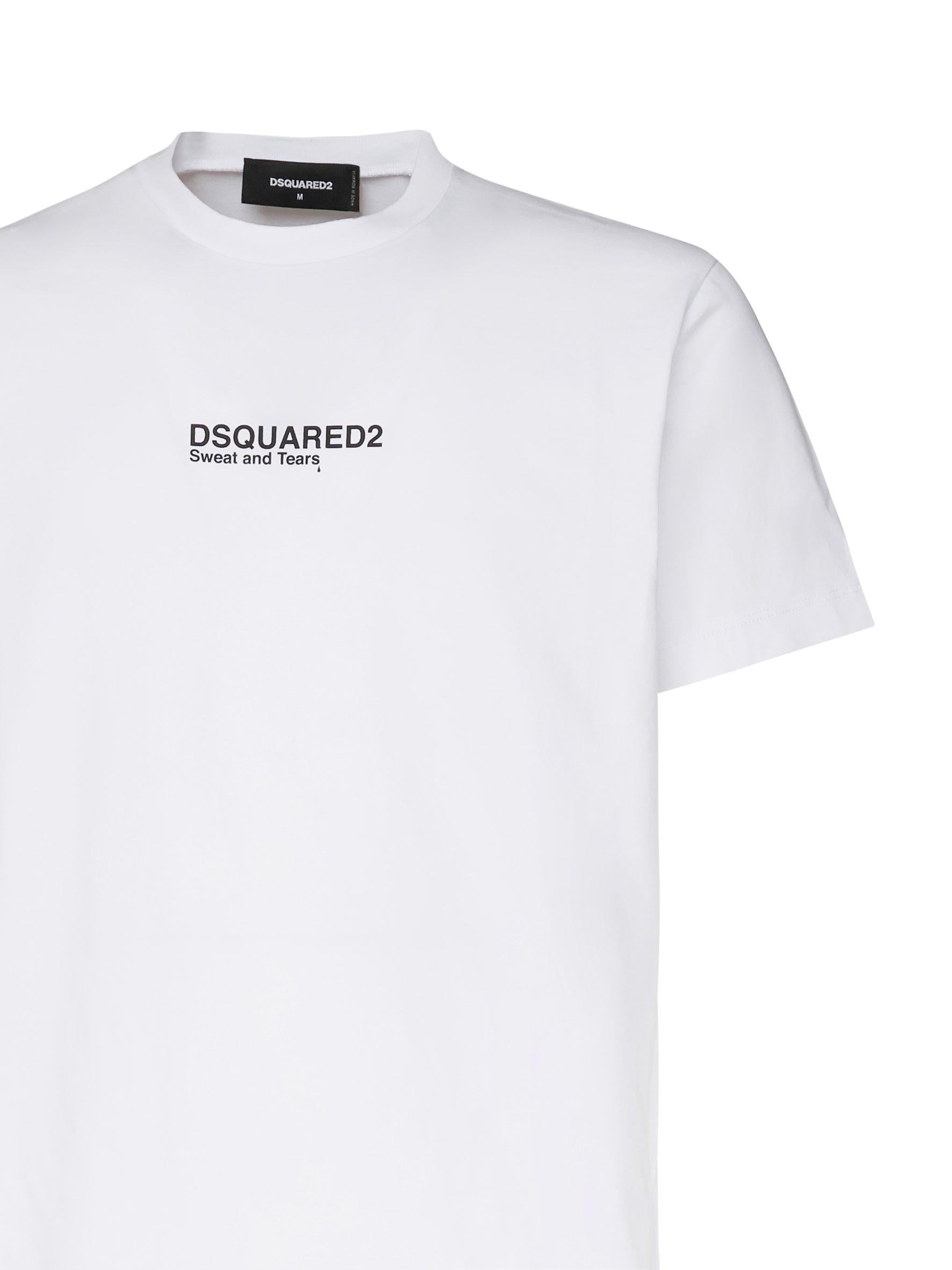 T-shirt con logo S74GD0946 D20020100 DSQUARED2 