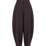 Pantaloni in popeline effetto carta AA9P1359W144C 413 ALAIA 
