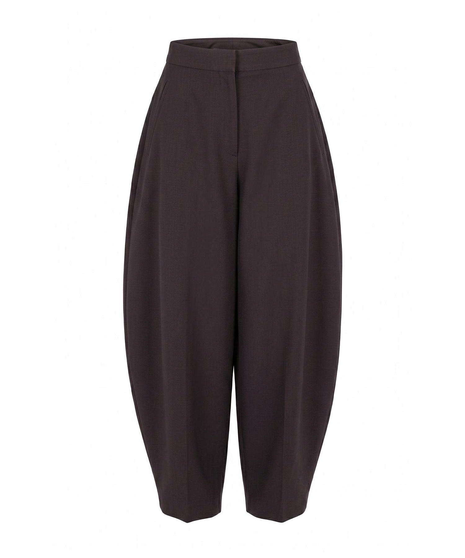 Pantaloni in popeline effetto carta AA9P1359W144C 413 ALAIA 