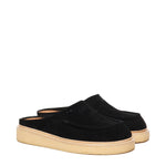 Sabot in suede nera con suola in para SBMR004004 P524600N99 MARNI 