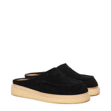 Sabot in suede nera con suola in para SBMR004004 P524600N99 MARNI 