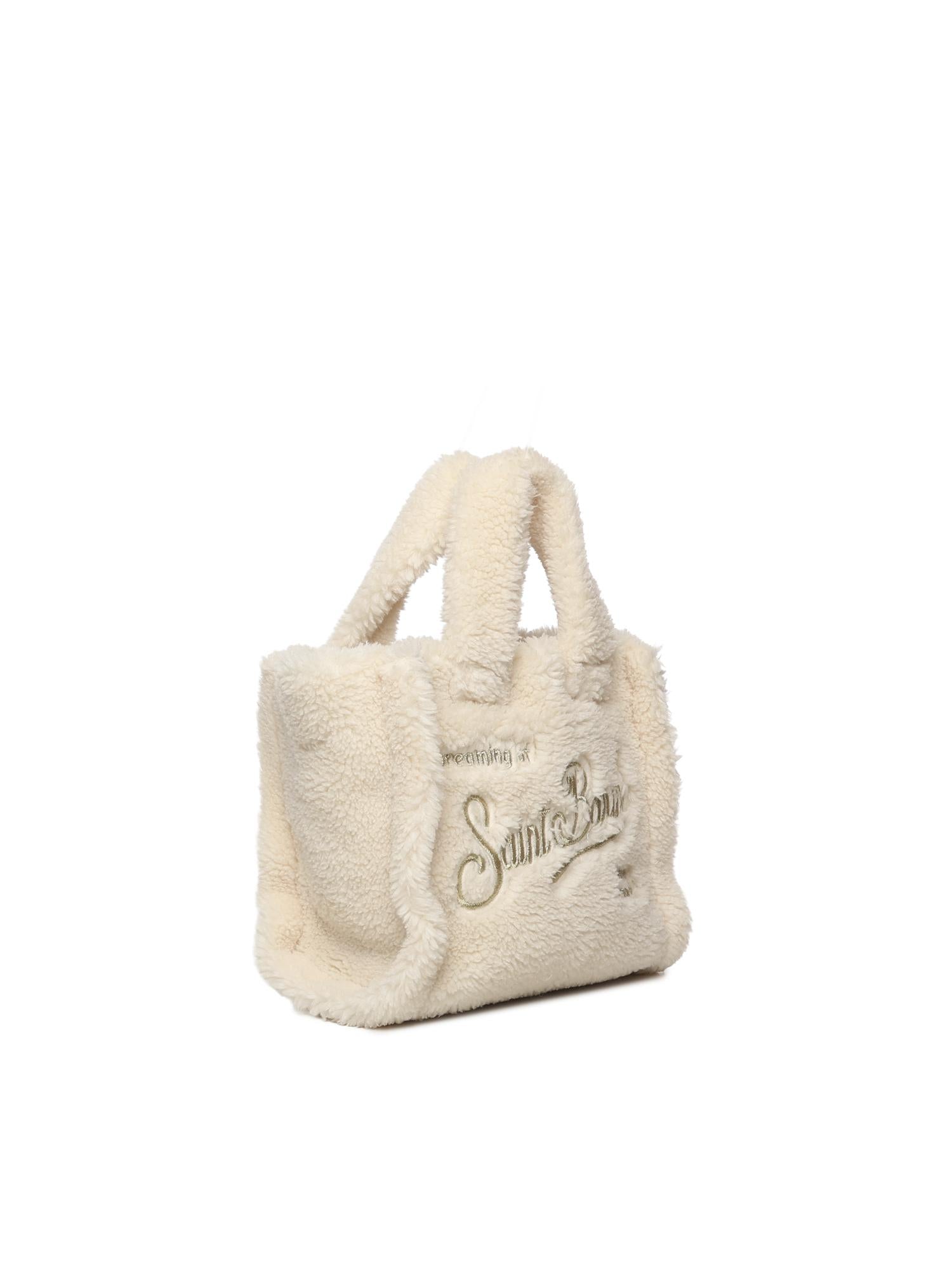 Mini bag Vanity teddy con logo VAMI029 01346I MC2 SAINT BARTH 