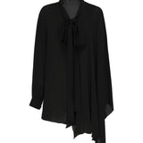 Blusa-sciarpa in georgette di seta 839280 TIN131000 BALENCIAGA 