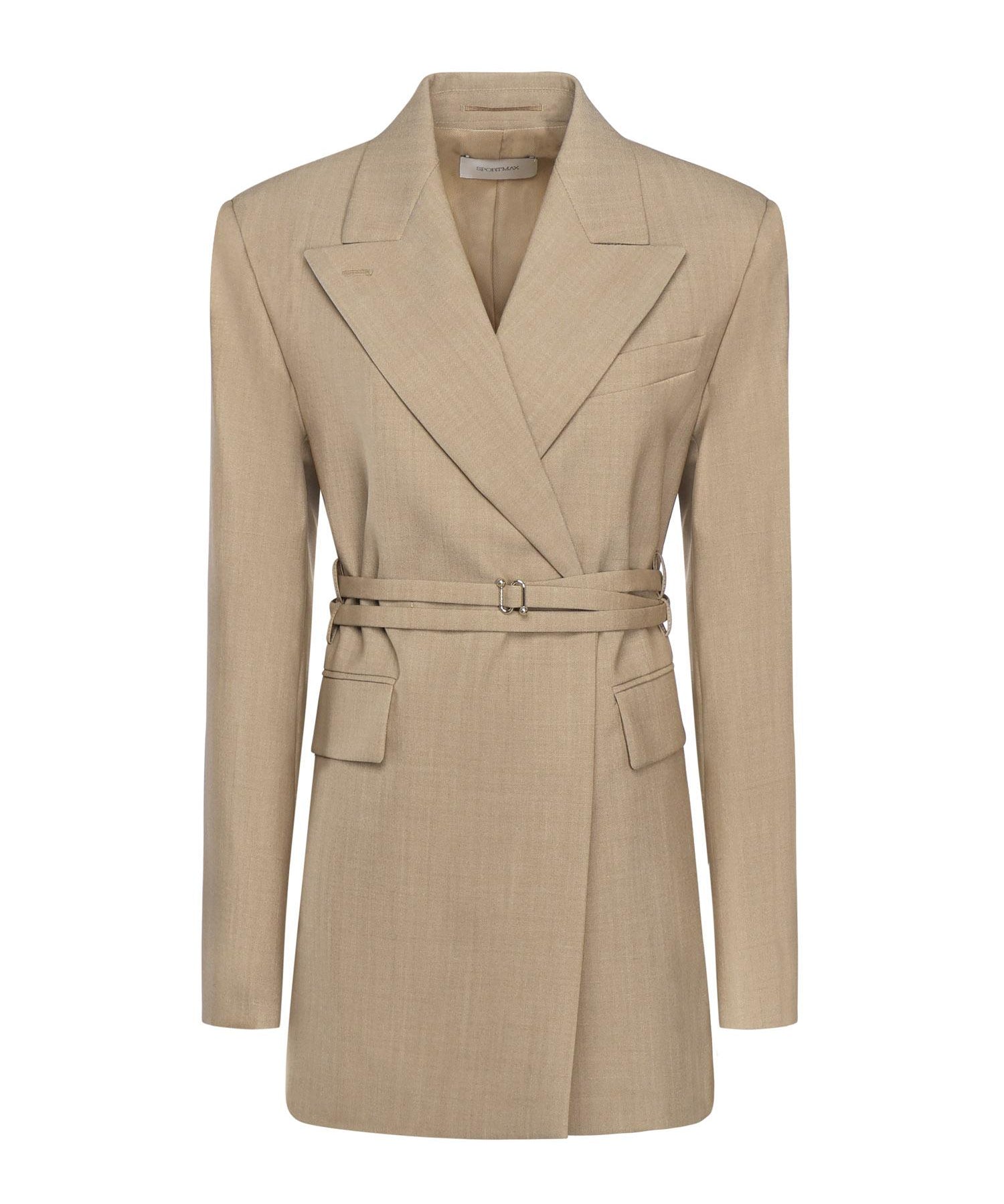 Blazer lungo doppiopetto in lana 2522046051600 001 SPORTMAX 