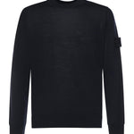 Maglione girocollo in lana con logo L1S155100074 S00FCV0020 STONE ISLAND 