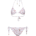 Bikini a triangolo stampa roselline O8A02J ON0D1HA5XJ DOLCE & GABBANA 