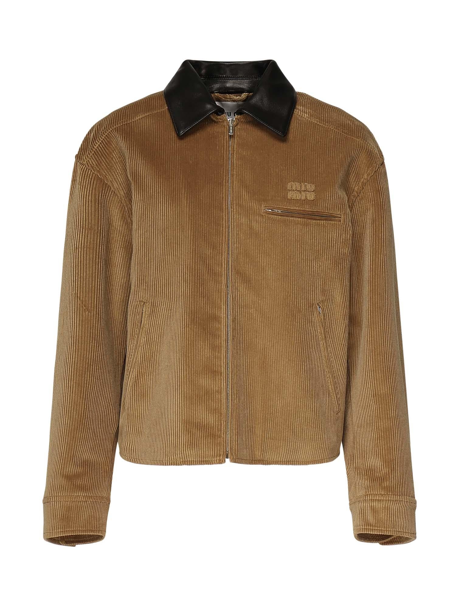 Blouson con logo<BR/> ML1336 1795F0346 MIU MIU 