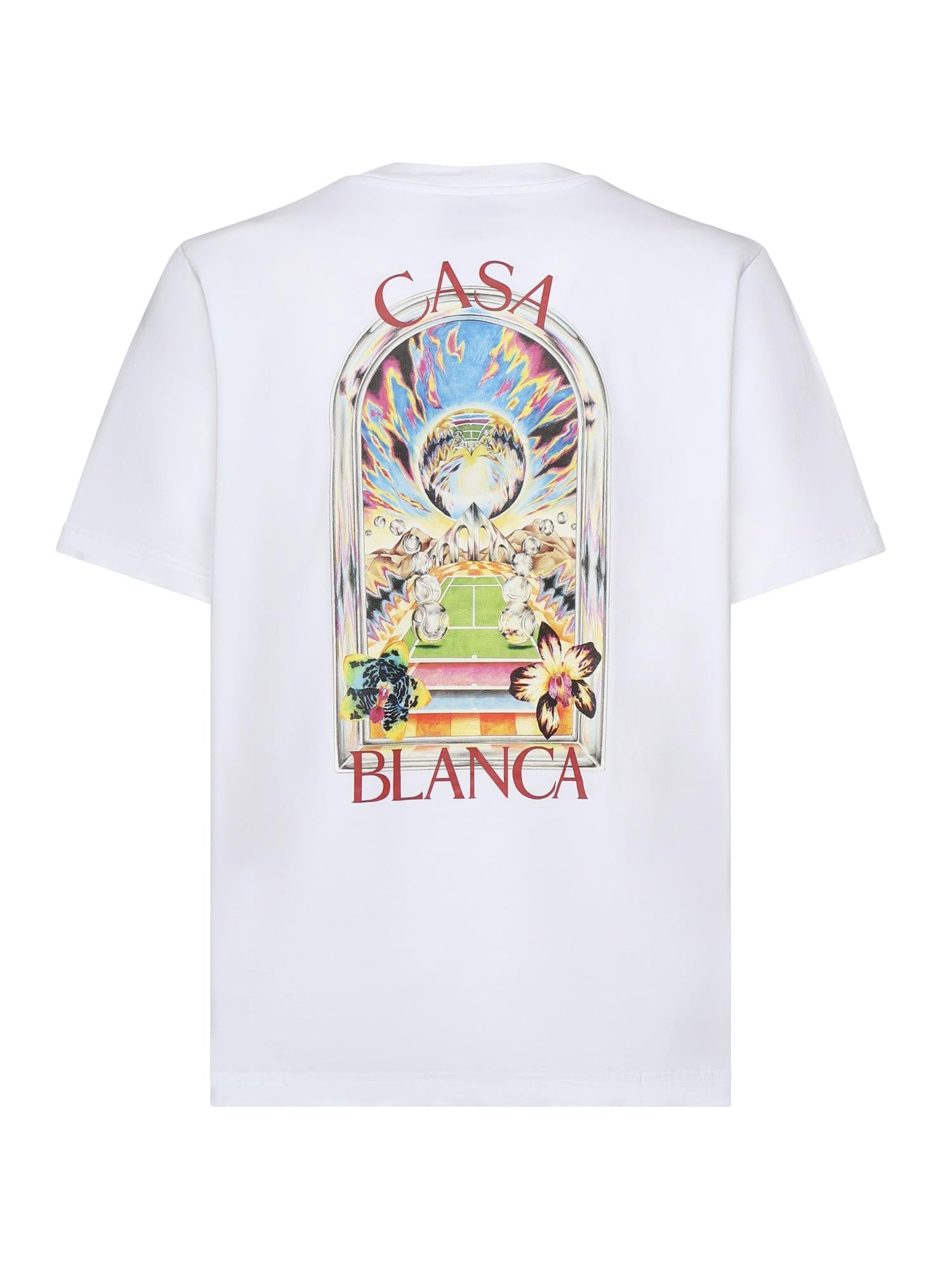 T-shirt in cotone con logo MSS26JTS001 15 CASABLANCA 