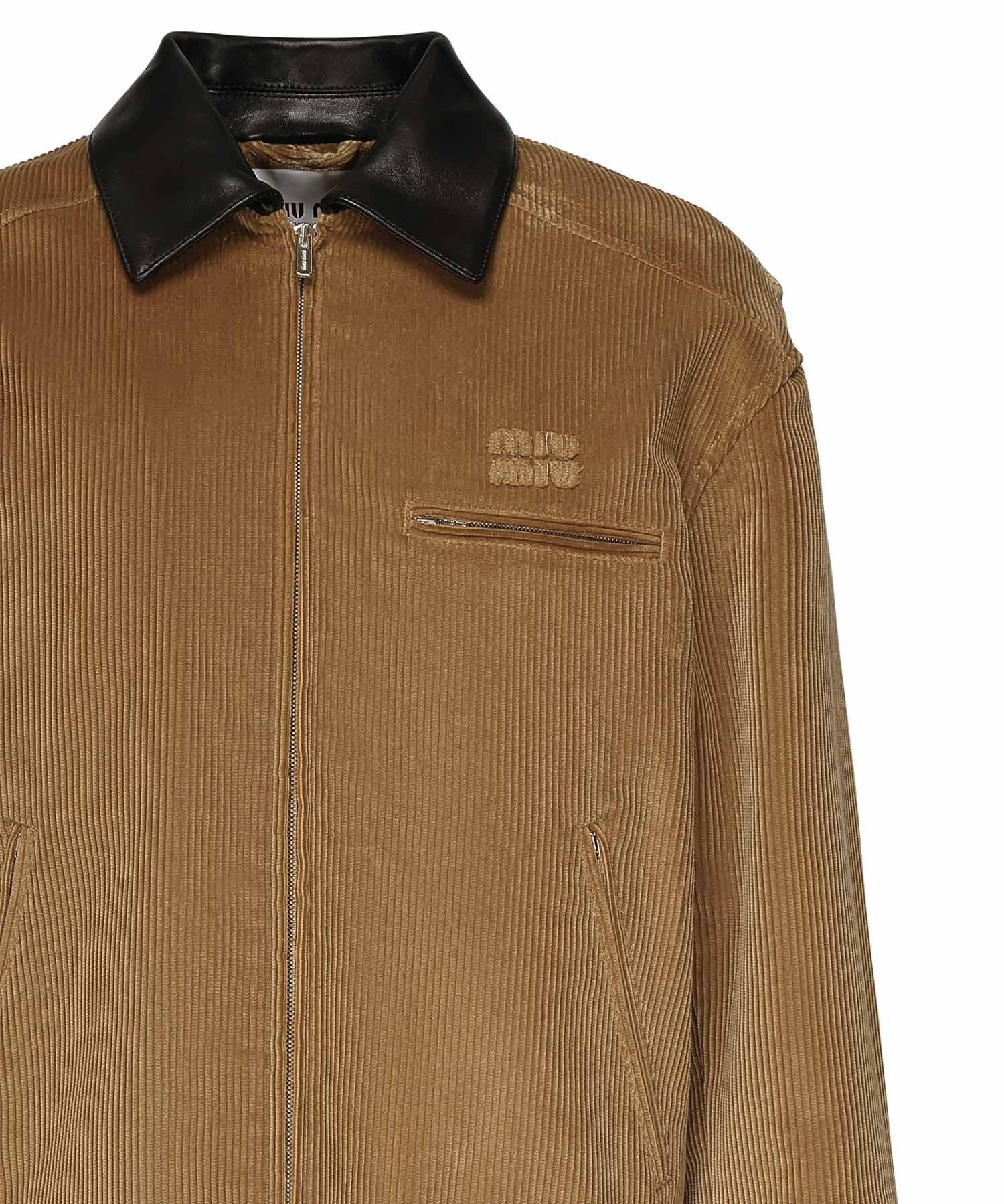 Blouson con logo<BR/> ML1336 1795F0346 MIU MIU 