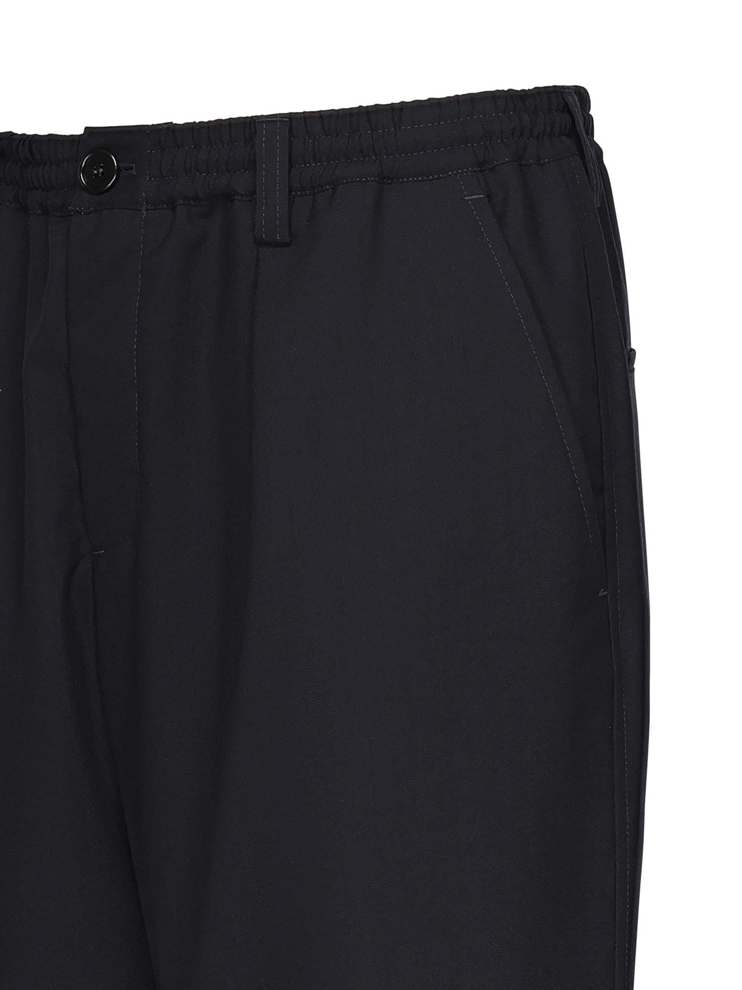 Pantaloni crop in fresco lana PUMU0017U1 TW83900B99 MARNI 