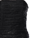 Midi dress in pizzo AUW4LACE BLACK ALBERTO AUDENINO 