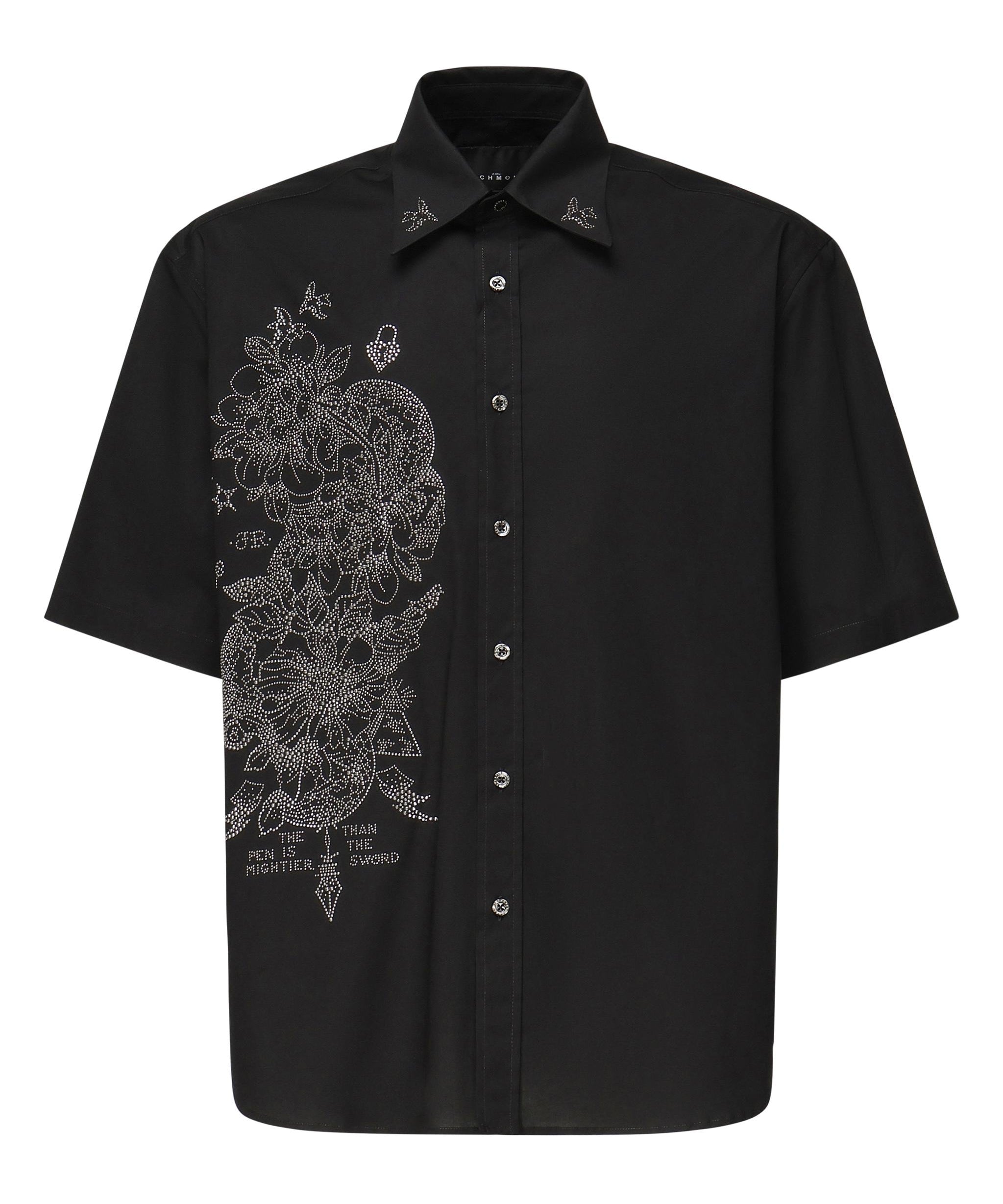 Camicia con ricamo a contrasto RMP25229CA  JOHN RICHMOND 