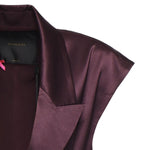 Giacca smanicata in satin 106585 A1Y5R57 PINKO 