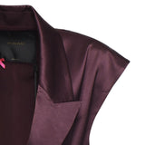 Giacca smanicata in satin 106585 A1Y5R57 PINKO 