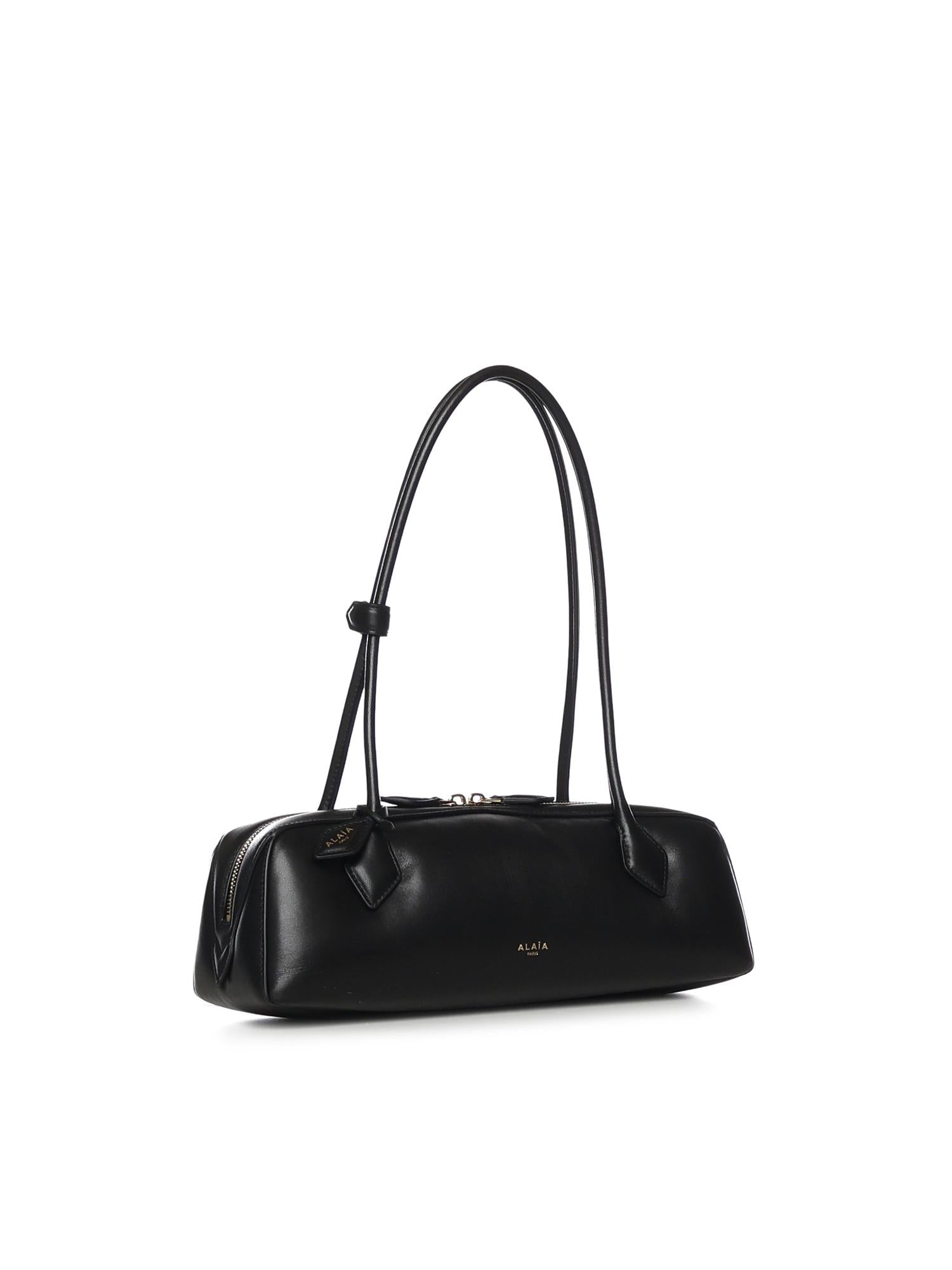 Borsa Le Teckel media in pelle AA1S06033I152 999 ALAIA 