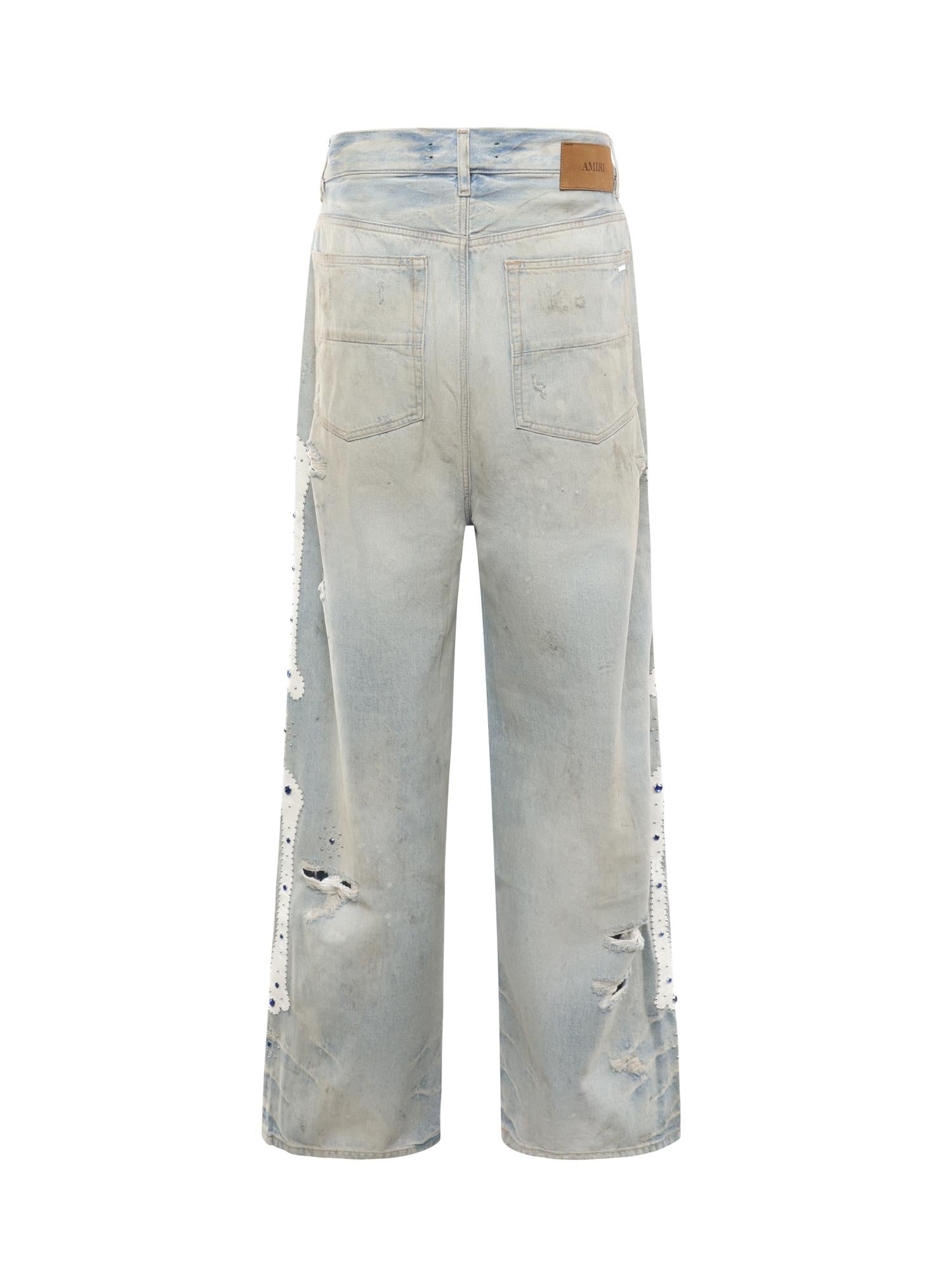 Jeans larghi con borchie AMBMJE1011 543 AMIRI 