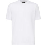 T-shirt girocollo in cotone AIGUE -BIANCO GIULIANO GALIANO 