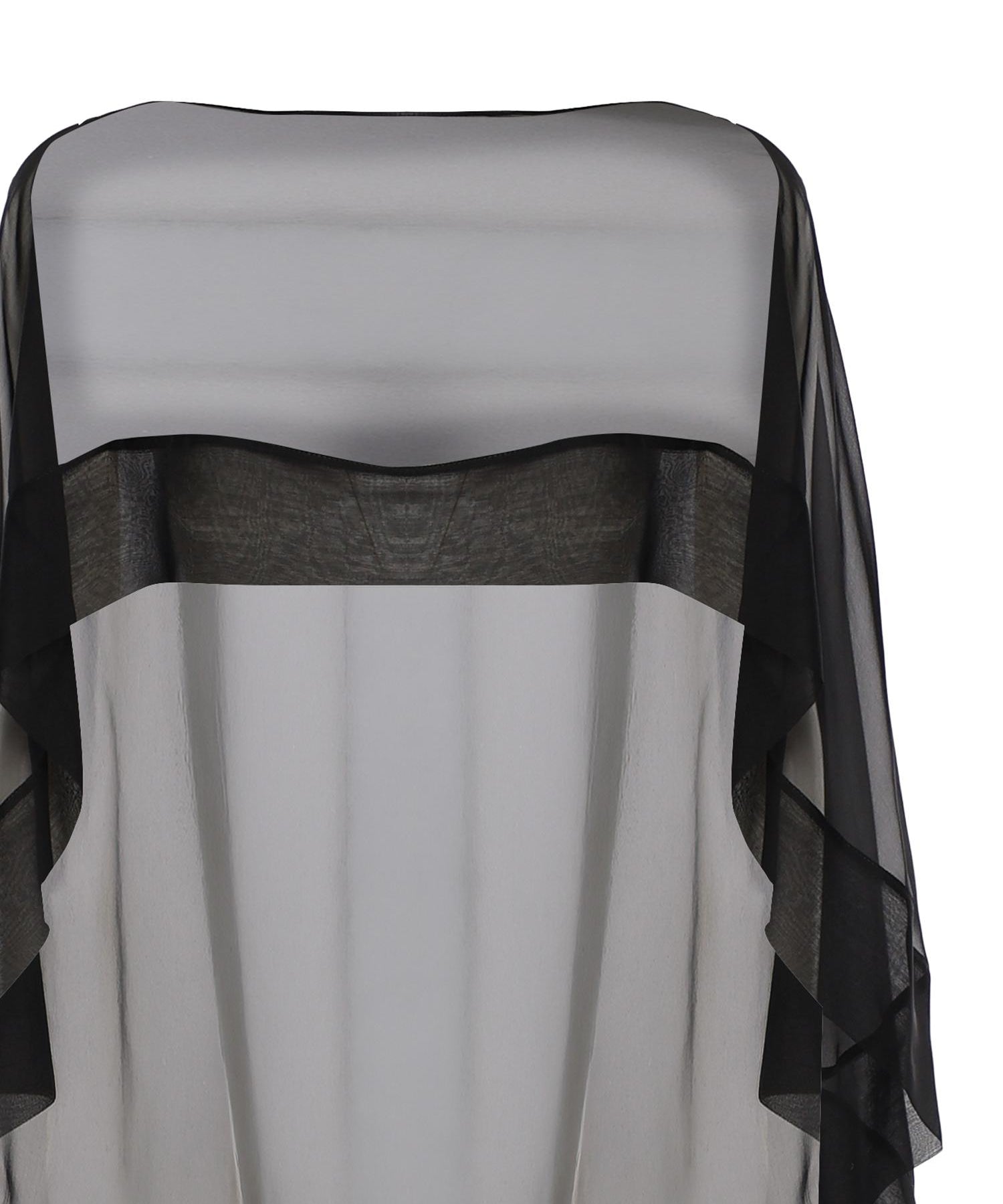 Mantella in chiffon di seta A3302115 555 ALBERTA FERRETTI 