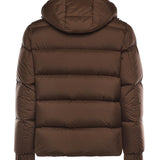 Piumino con logo HE9440025 MORO HESKIMO 