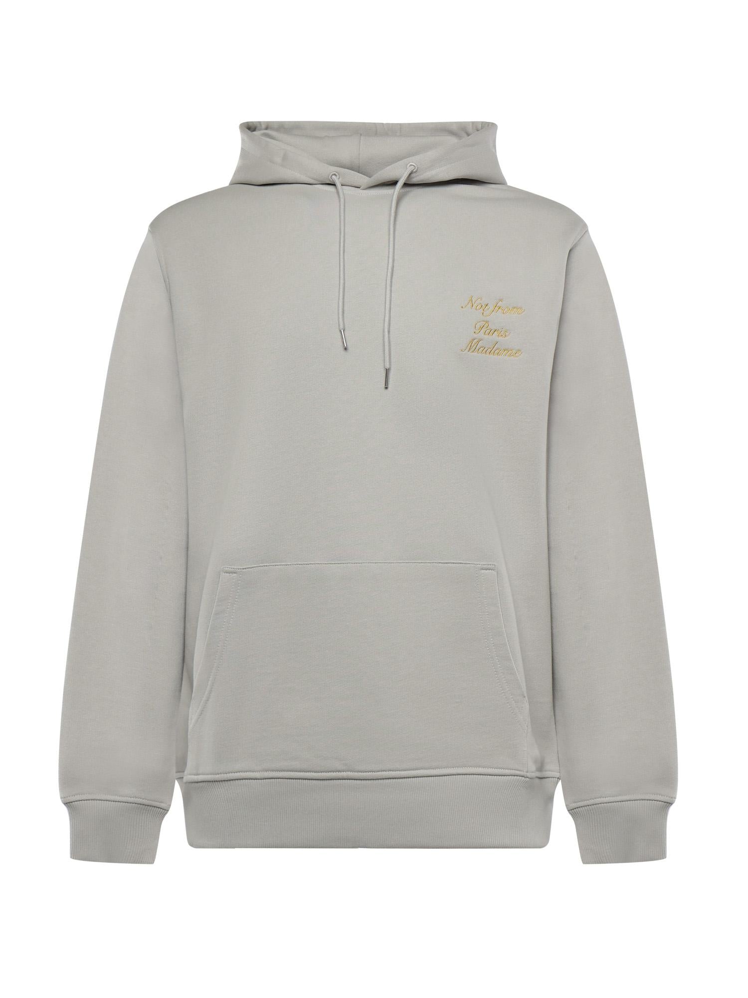 Felpa Le Hoodie Slogan in cotone PERMHO168CO127 HGRE Drôle de Monsieur 