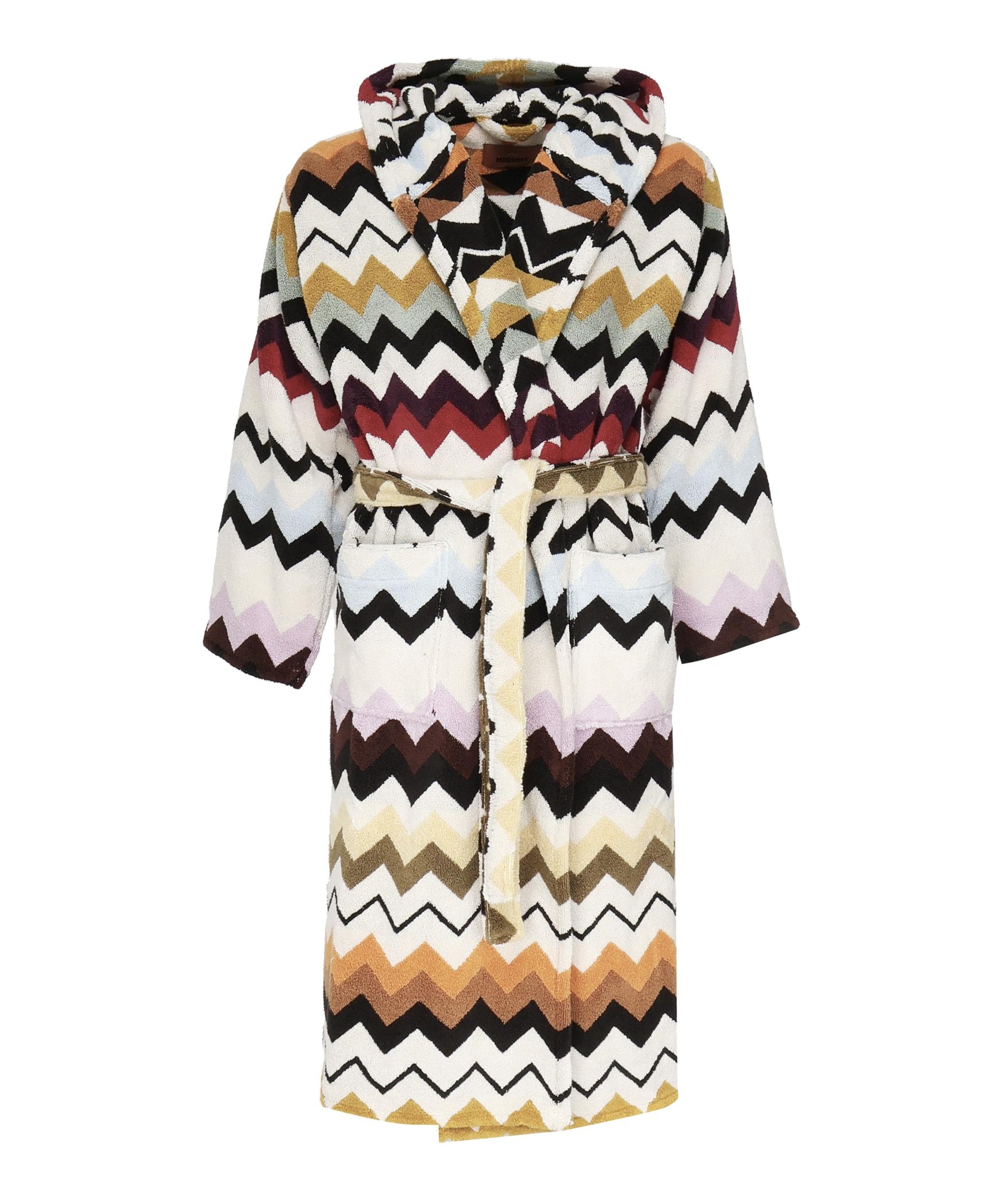 Accappatoio con cappuccio Murrina 1E3AC99101 100 MISSONI HOME 