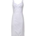 Abito corsetteria in tessuto tecnico e pizzo F63G9T GDCLQW0800 DOLCE & GABBANA 