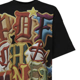 T-shirt con stampa DFM54029TJ110 NO WASH BK/PC PDF CHANNEL 