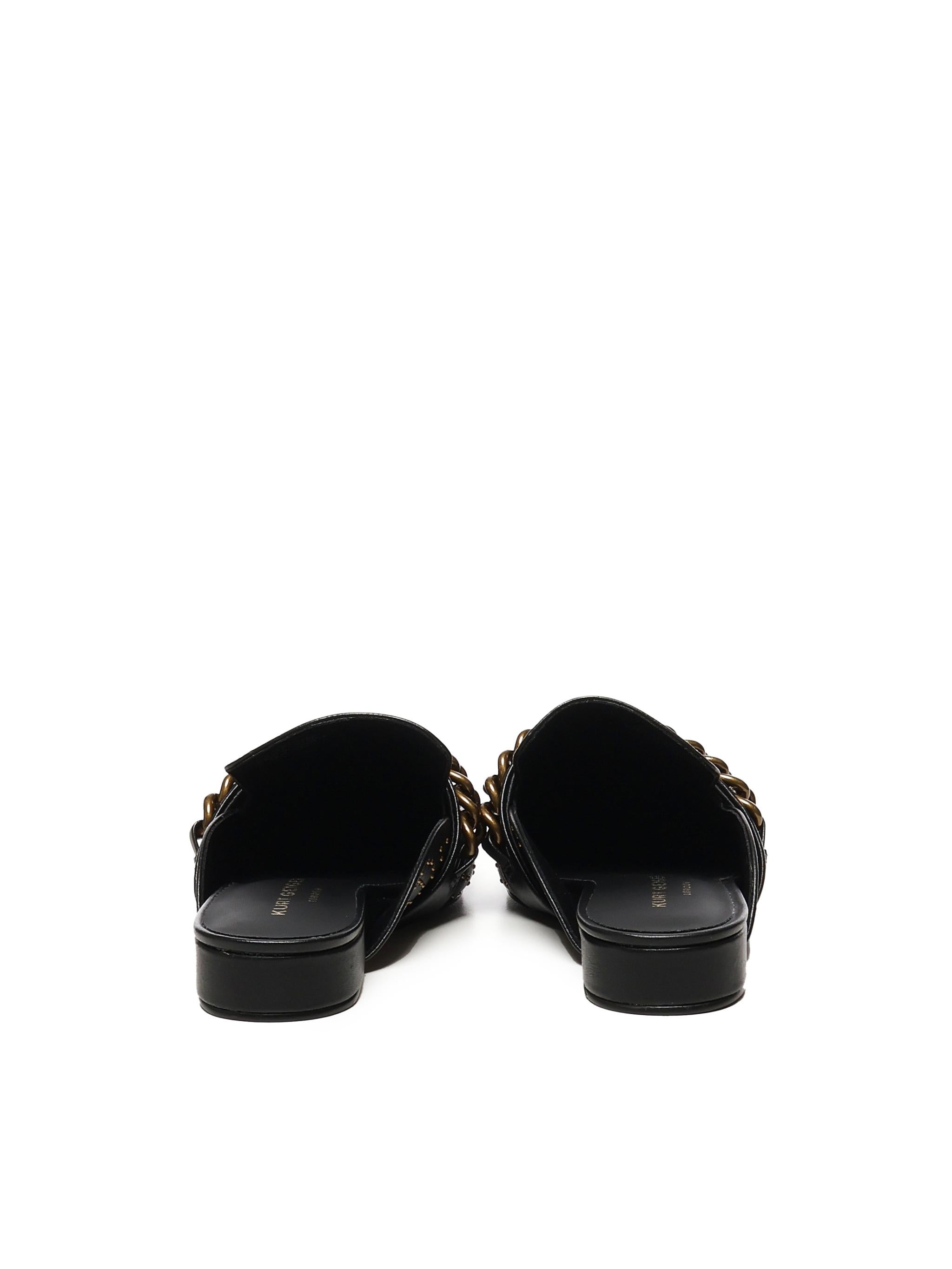 Mules Chelsea con dettaglio catena 5126400109 BLACK KURT GEIGER 