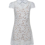 Miniabito in pizzo RS26171S BL SELF-PORTRAIT 