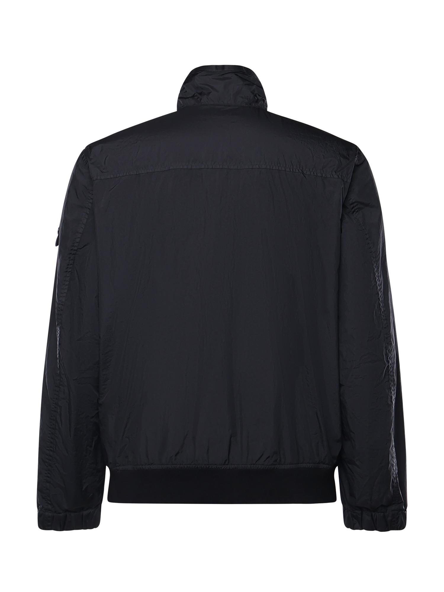 Giacca antigoccia in reps di nylon con logo L1S154100111 S0A23V0020 STONE ISLAND 