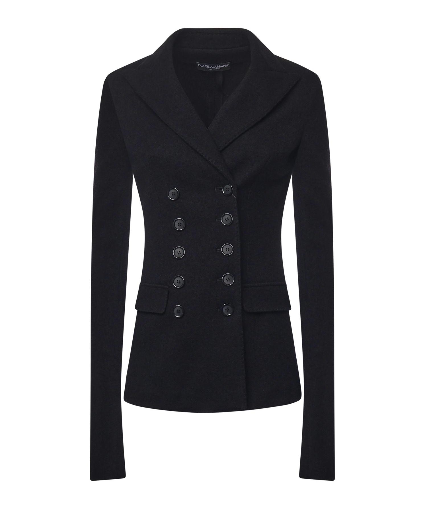 Giacca doppiopetto in panno lana F27HDT HU2BBN0000 DOLCE & GABBANA 