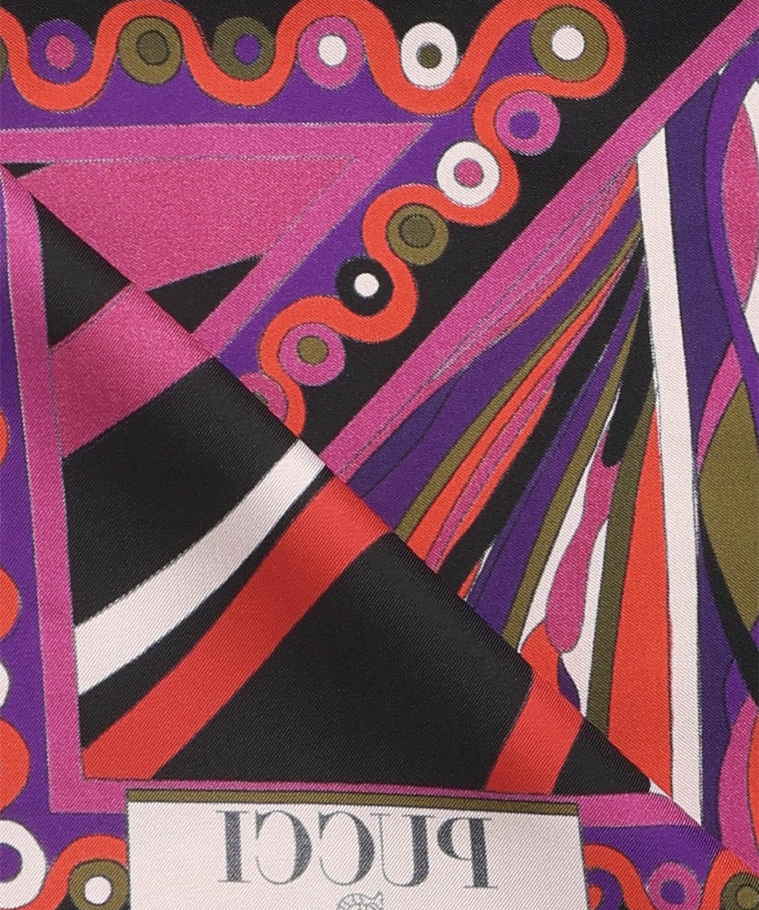 Foulard in seta con stampa Marmo 5UGB43 5UC131 PUCCI 