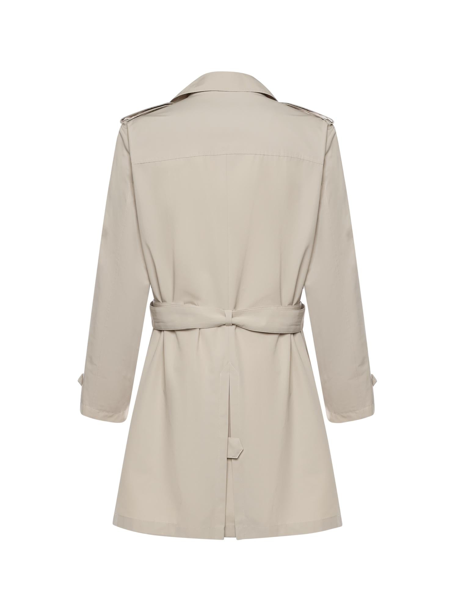 Trench in microfaille misto cotone NAM60520320ZAV C002 FAY 