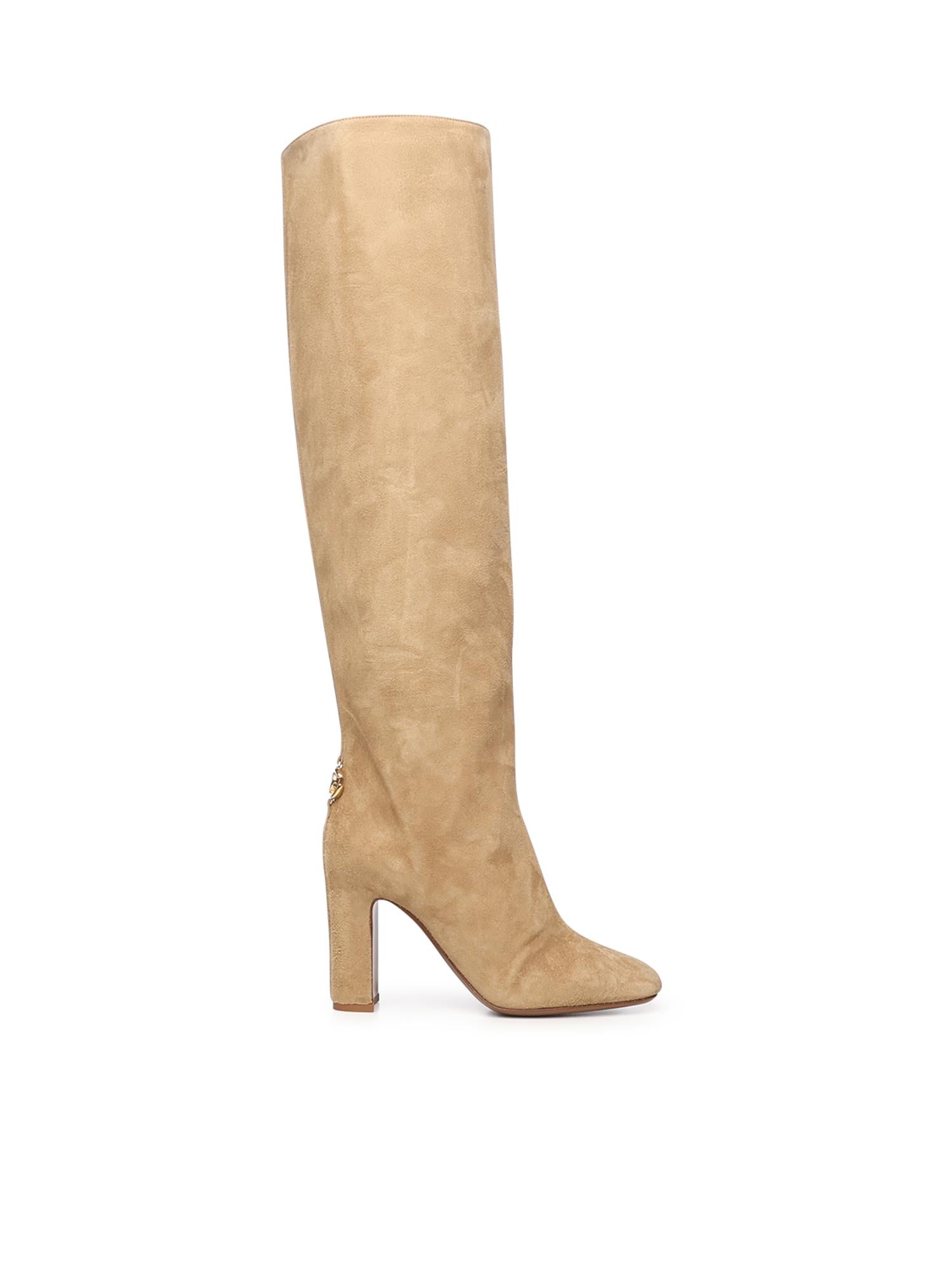 Stivale in suede CU1218 A12758H013 DOLCE & GABBANA 